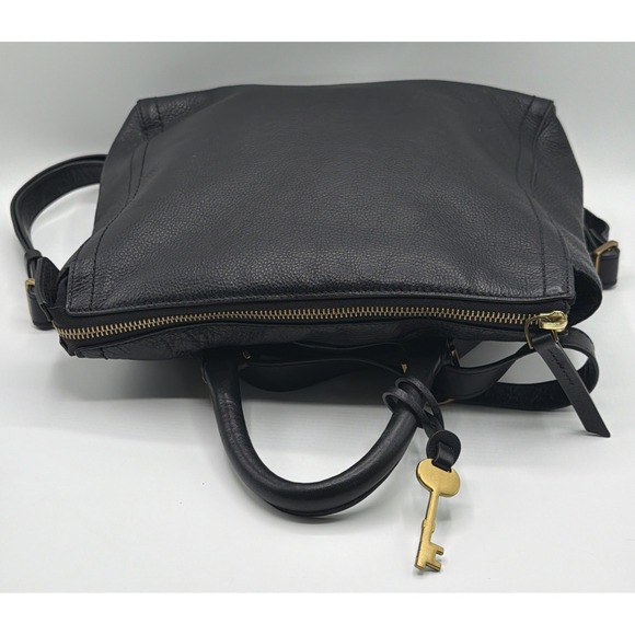 Fossil Women\'s Parker Leather Convertible Backpack Purse Handbag VGC